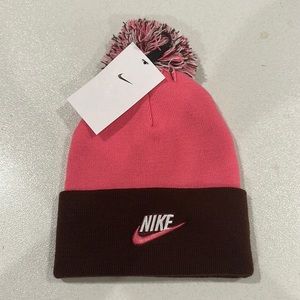 Nike Youth Pinksickle Pom Beanie - Unisex Beanie - NWT